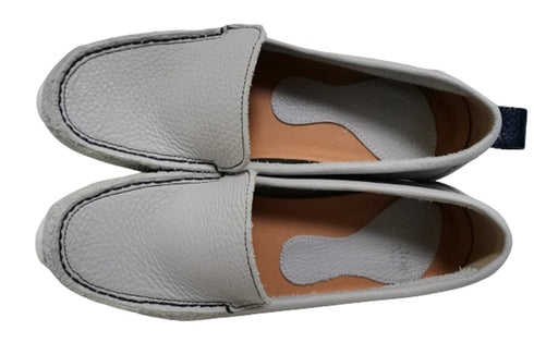 【arui_toe 3950 アイスグレー】本革コンフォートスリッポン